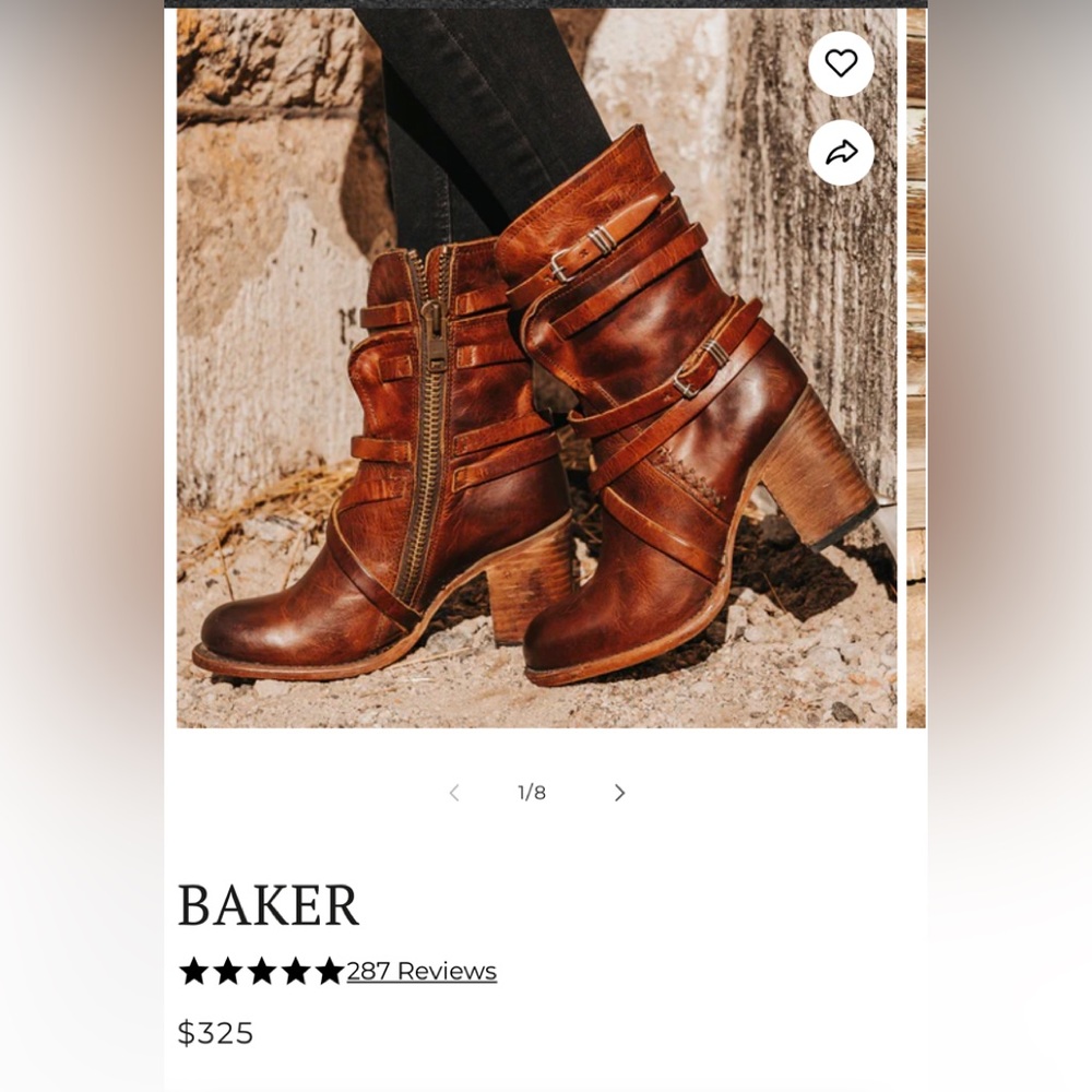 Free Bird Boots brown Baker 8.0 and size 8 COACH WEDGES